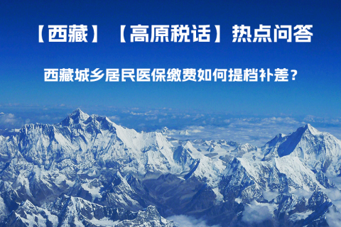 西藏城鄉(xiāng)居民醫(yī)保繳費如何提檔補差？